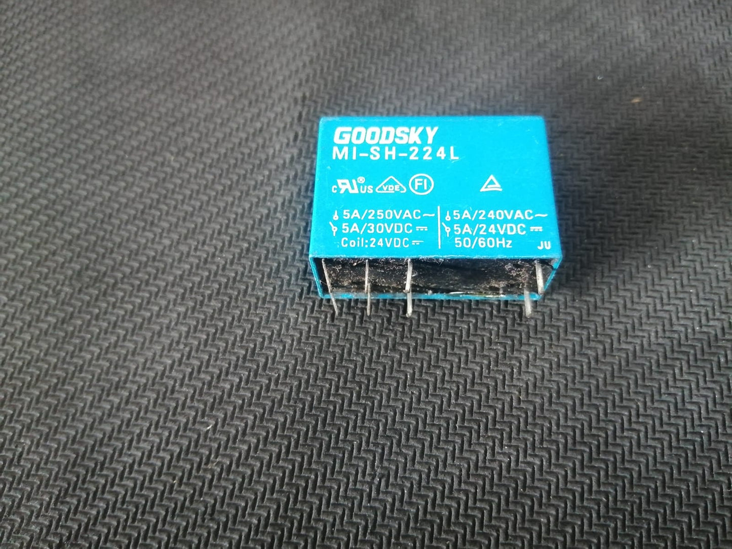 24V DC 5A DPDT 8 LEG RELAY MI-SH-224L GOODSKY ET11061
