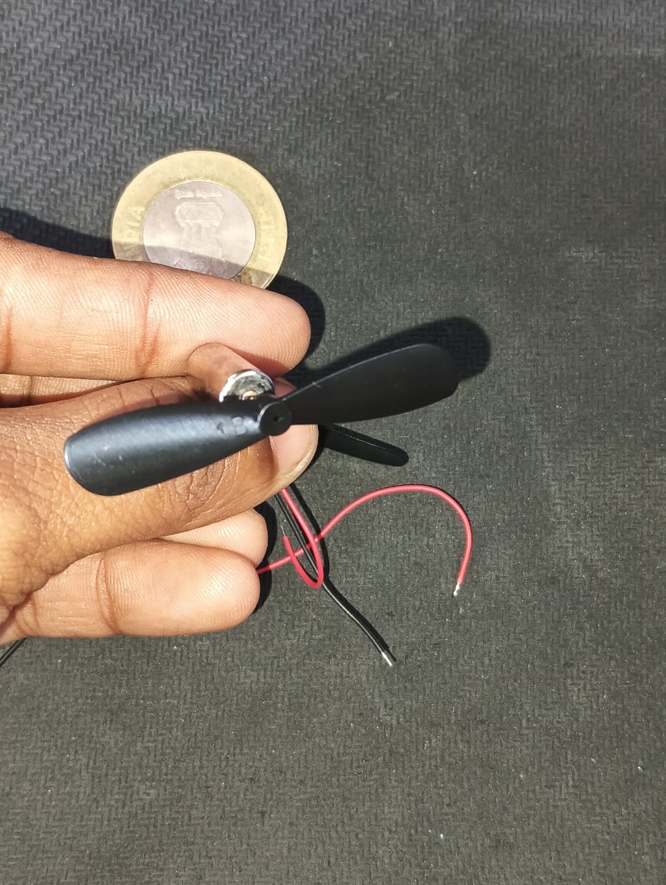 1 PAIR Coreless Motor 716 2x16mm Micro With Propeller 3.7V 1PAIR ETD11238