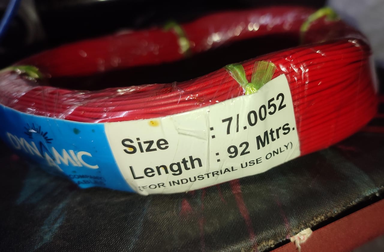 92meter RED Wire 7/0.0052 MULTI Strand Multistrand 36 AWG ET11267