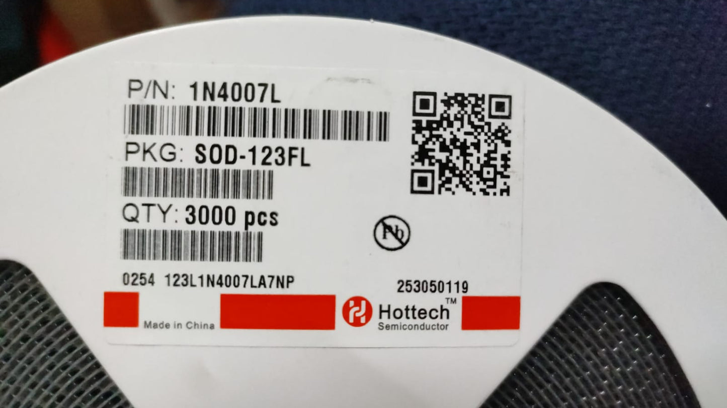 A7 Diode hottech SMD 1A 1000V SOD-123FL 1n4007 in4007 ETA1007