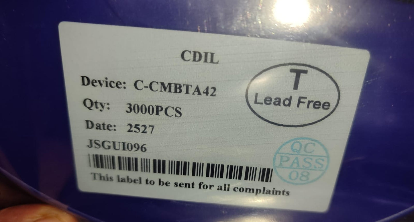 CMBTA42 SOT23 1D SMD NPN Transistor 300V 500mA a42 MMBTA42LT1 ETA1615