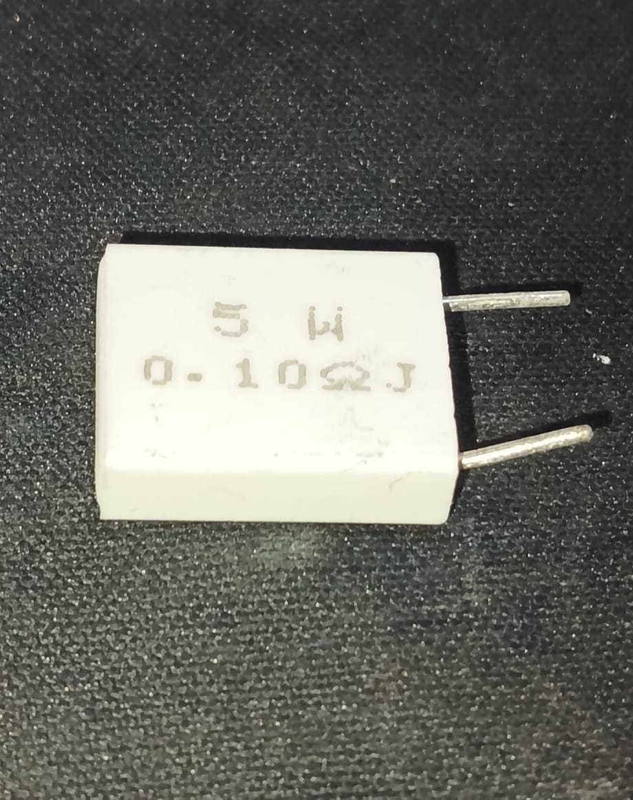 0.1 ohm 5W vertical WIRE WOUND RESISTOR 0E1 0R1 R1 ETH6667