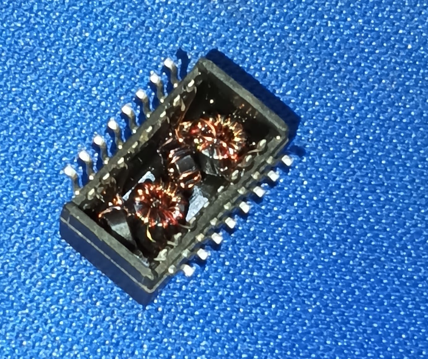 B1601S SMD-16P,12.7x7mm CND-tek 1.5kV Single port 1:1 100M Pulse Transformers ETD11455