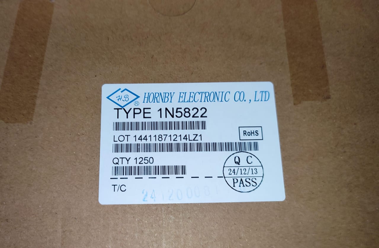 1N5822 HORNBY 40V 3A SCHOTTKY DIODE IN5822 ETA1450