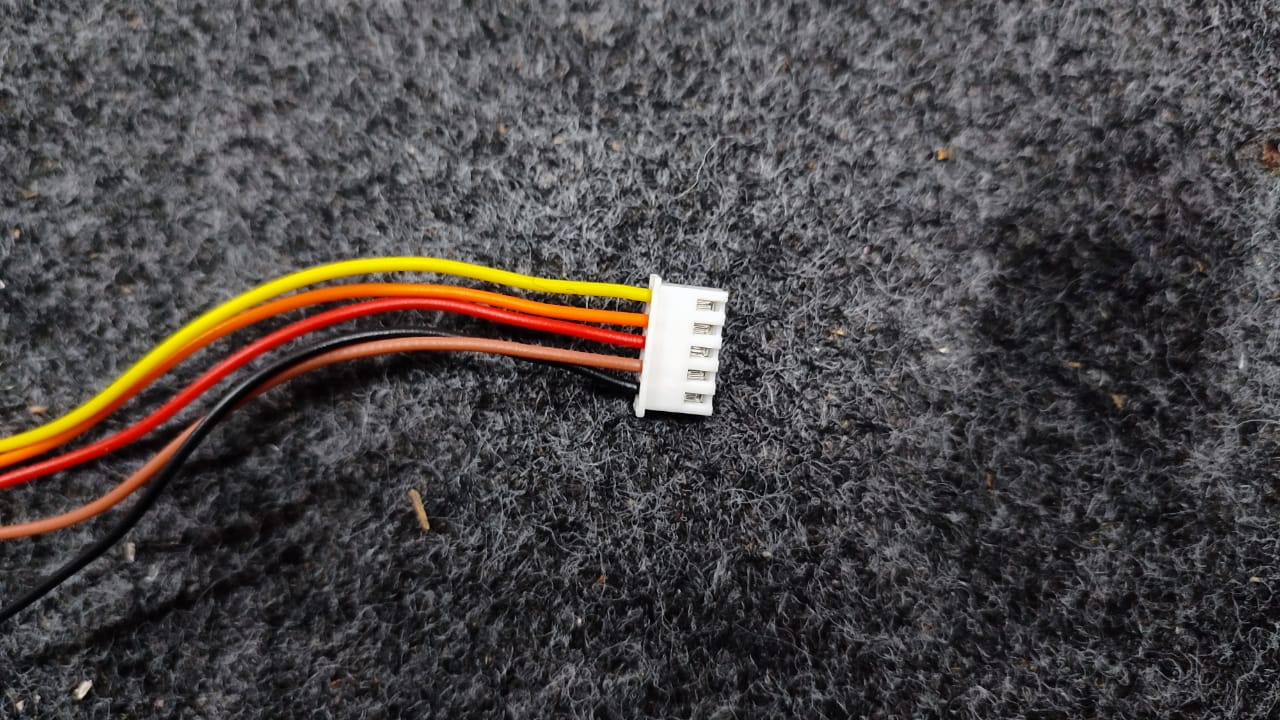JST 5 Pin 2.54MM PITCH Connector Female with wire 25-30cm 2515 XH
