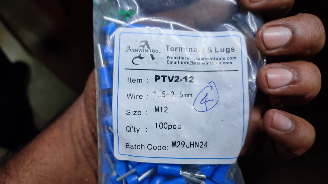 PTV2-12 Blue Insulated Needle Type Terminals ETB8879
