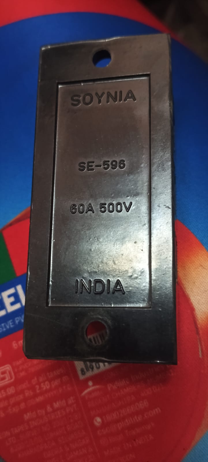 SE596 HT3 60A 3Way Terminal Block Connector Open Type ETE9907