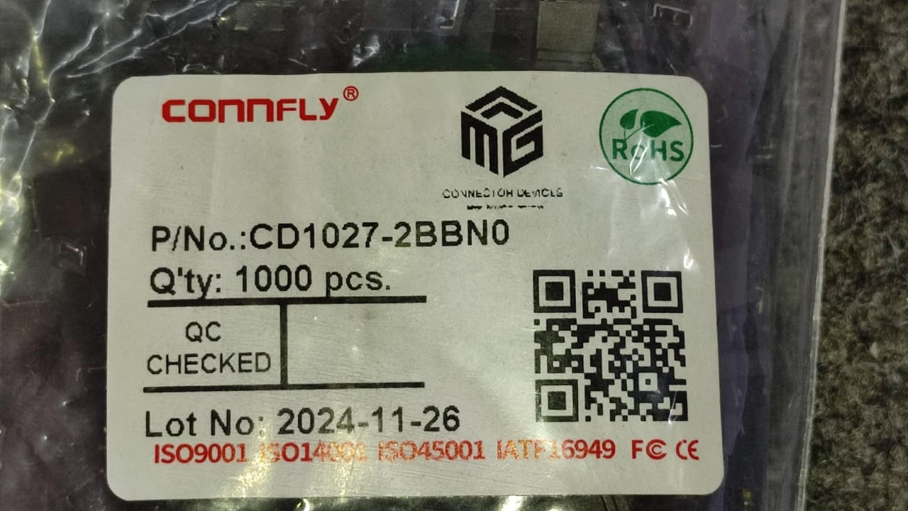 Jumper Cap Short Circuit Connectors 2.54mm CONNFLY ET8099