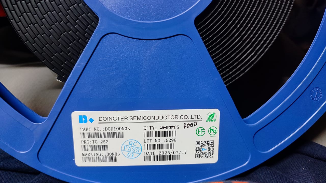 DOD100N03 TO-252 DOINGTER 30V 100A N-Channel MOSFET 100N03 ETD11139