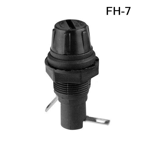 FH7 BLACK ELCOM Fuse Holder PANEL MOUNTABLE ET8685