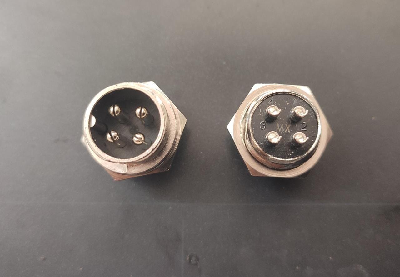 MX-398 MX 4 PIN MALE XLR CONNECTOR mx398 ET9372