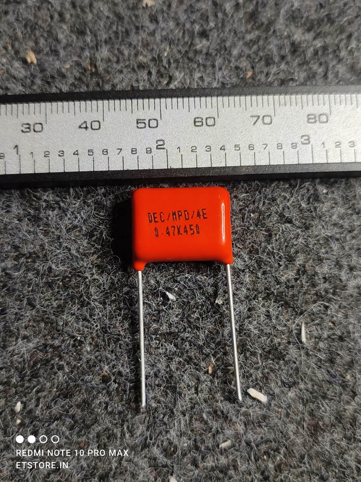0.47UF 450V DEC Polyester Film Capacitor 474 470nf 0.47K450 ET7448