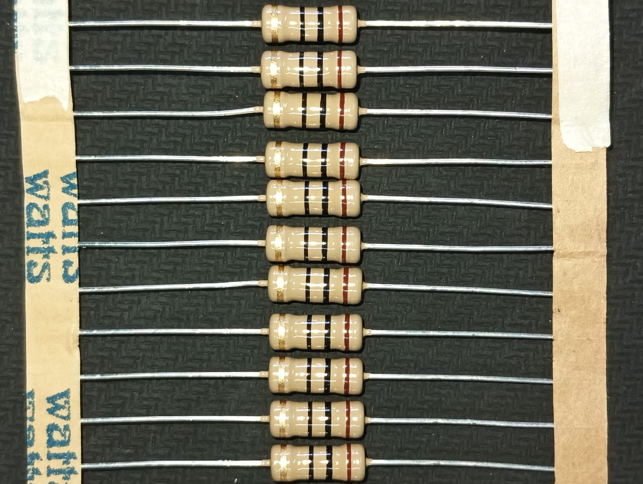 10 OHM 1W RESISTOR CFR 10R 10E ET10393