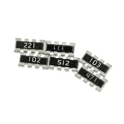 100 OHM 4D03 0603x4 SMD NETWORK RESISTOR 100E 100R 101 1/16W 5% ET7464
