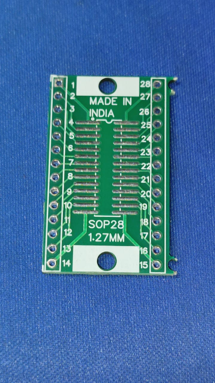 28pin PCB Board SMD To DIP 28 PIN sop28 to dip28 Converter soic28 breakout board ET5303