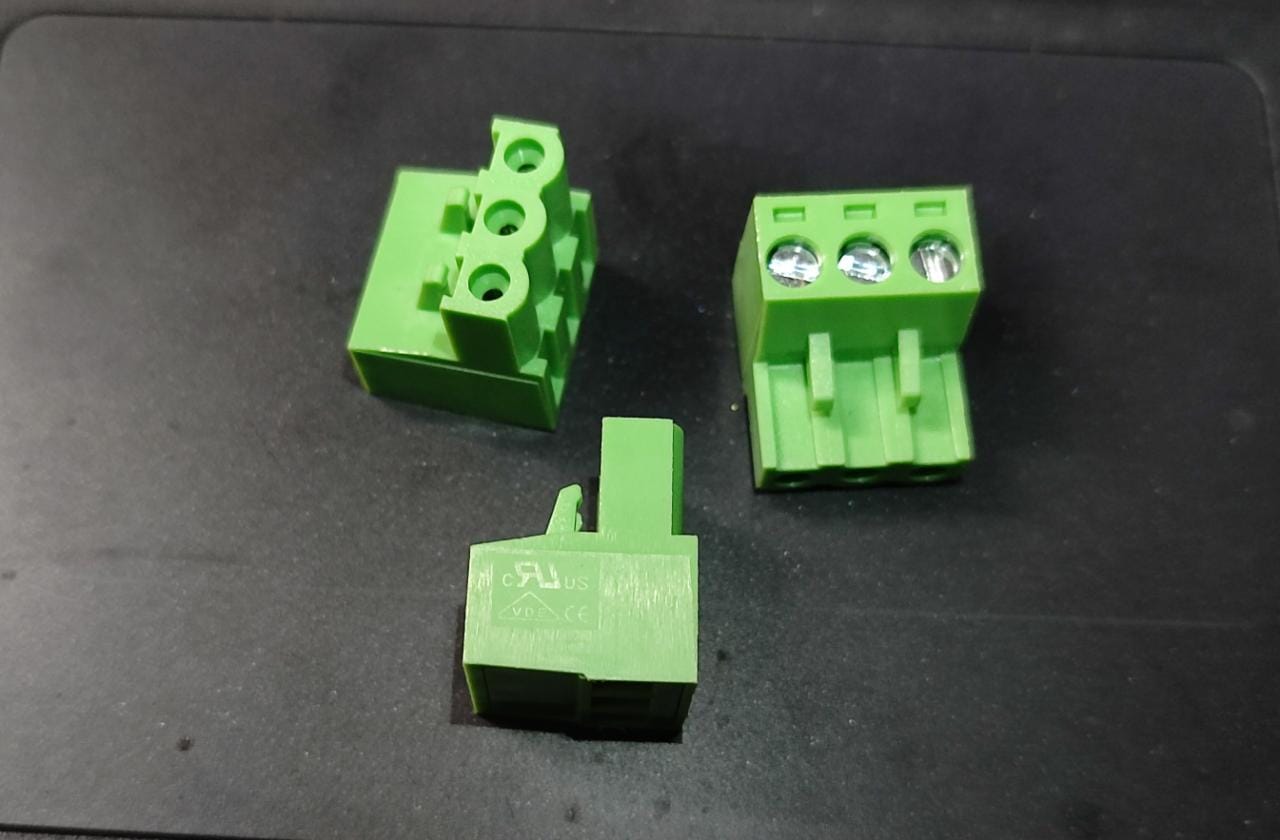 XY2500 3 Pin 5.08MM female Right angle Terminal Block connector 15A XINYA ET8742