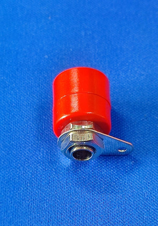 BS-5 RED ELCOM BANANA JACK FEMALE 4MM 10A 250 VAC ETB8858