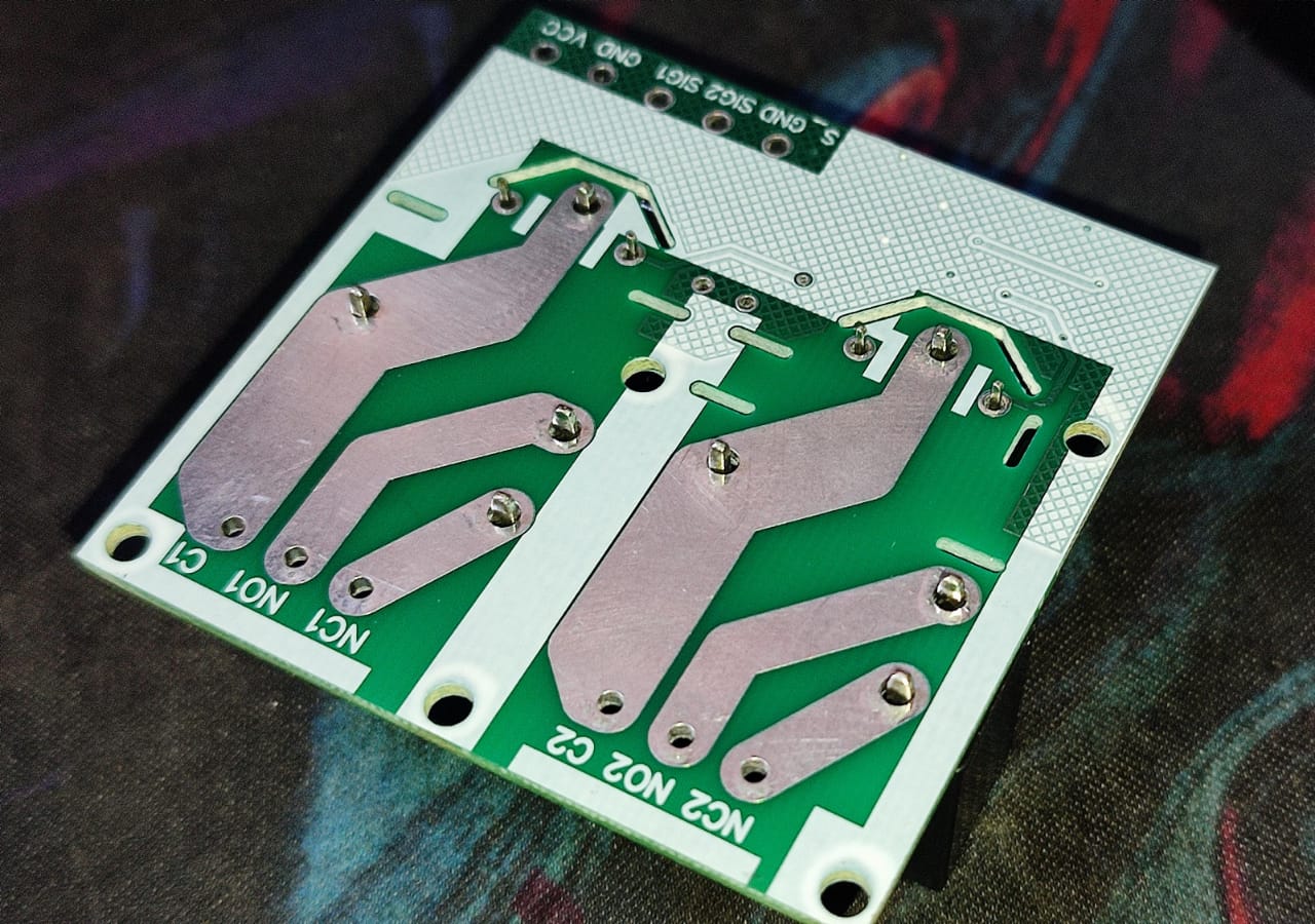 PCB FOR 2 channel 30A T RELAY BREAK OUT 2CH ETD11230