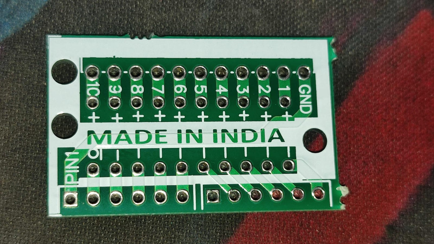 PCB For 10 Segment LED Display Module 5V ETD11412