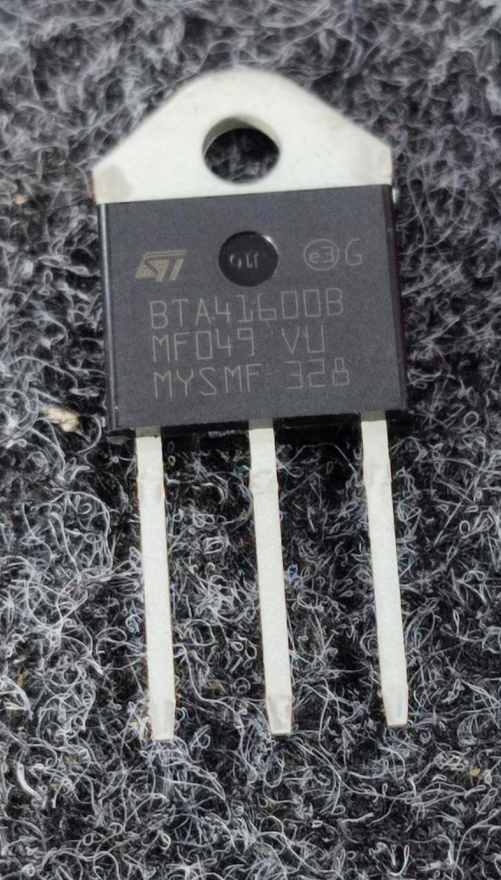 2pcs BTA41-600B Triac Transistors – 600V 40A – ST Microelectronics Compatible