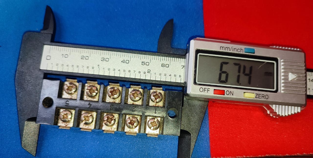 SE521 5 Way Terminal Block Connector Open Type 15A ET8114