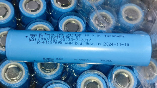 3.2V 15Ah Lithium phosphate IFR34145E 15000 K-Tech 0.5C ET6631