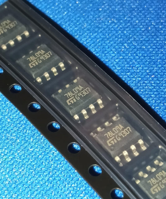L78L09ACD13TR SO-8 STMicroelectronics 100mA Fixed 9V Voltage Regulators 7809 ETA2293