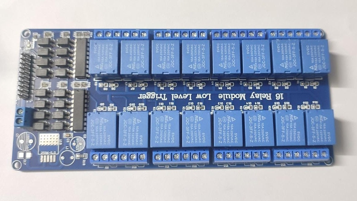Module Switch Active Low 5V 16 Channel Relay Module With Optocoupler active low trigger 16CH ET ...