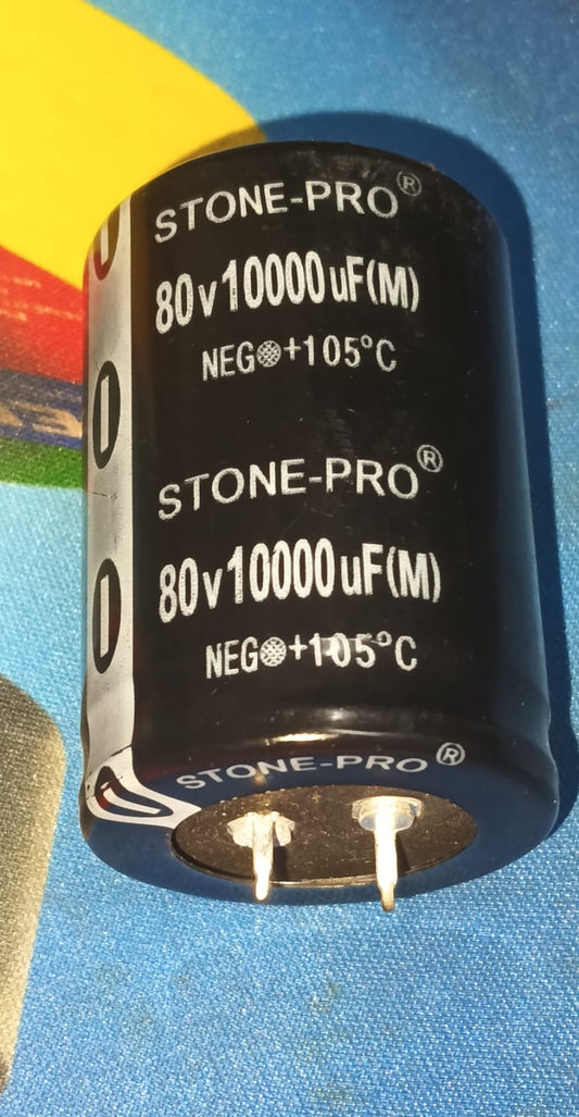 10000uF 80V Electrolytic Capacitor STONE PRO ETE9884