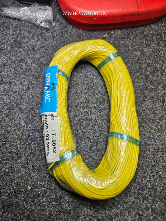 Yellow 92meter Wire 7/0.0052 MULTI Strand Multistrand 0.5A ETH6922