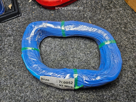 BLUE 92meter Wire 7/0.0052 MULTI Strand Multistrand 0.5A ETH6920