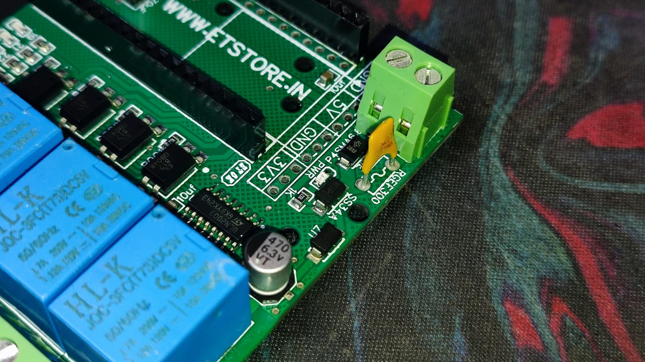 4 Channel Relay Board for 38 Pin ESP32 5V Module 80x68mm 4CH ET6511