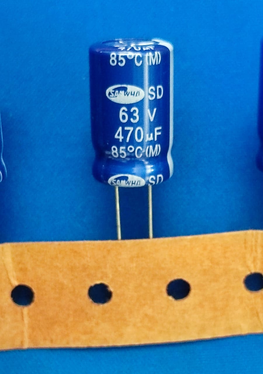 470uF 63V SAMWHA Electrolytic Capacitor ETA2247