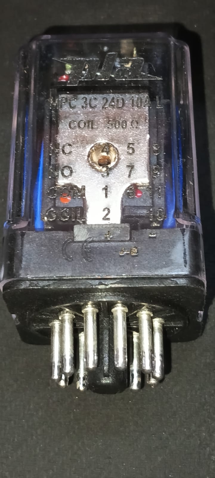 MPC 3C 24D 10A L 24V 10A  Relay 11 PIN PLA 3PDT ETE9931