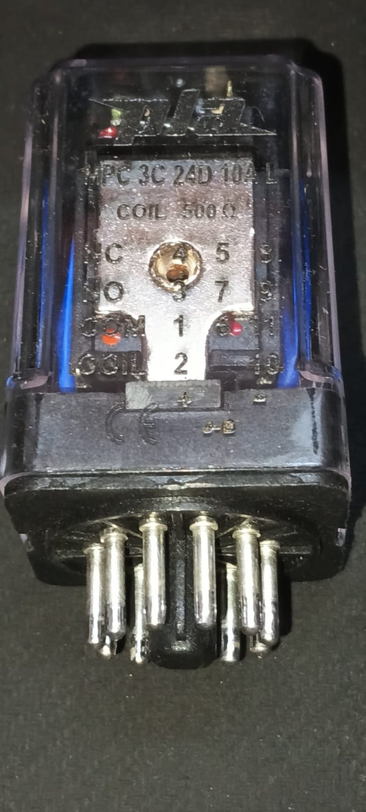 MPC 3C 24D 10A L 24V 10A  Relay 11 PIN PLA 3PDT ETE9931