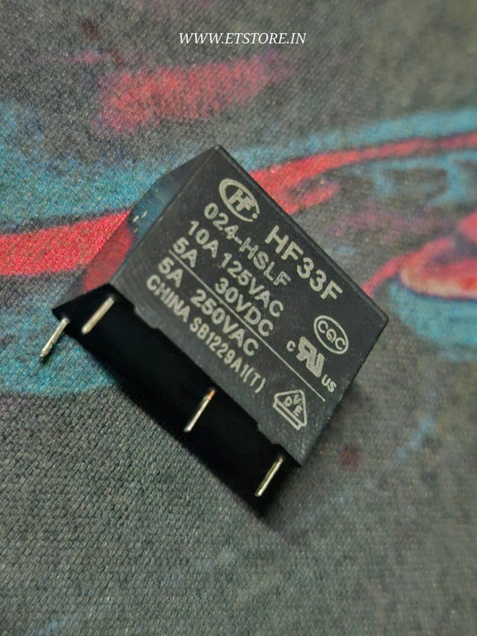 HF33F 024-HSLF HONGFA 24V 5A 4 LEG RELAY ET5112