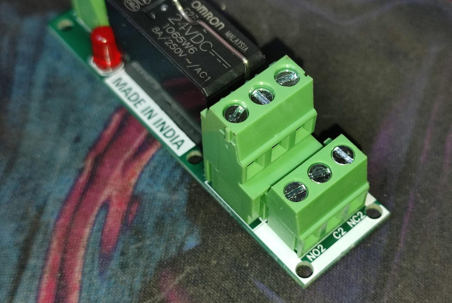 24V 8A DPDT Relay Module  Without Driver IC  ETD11426