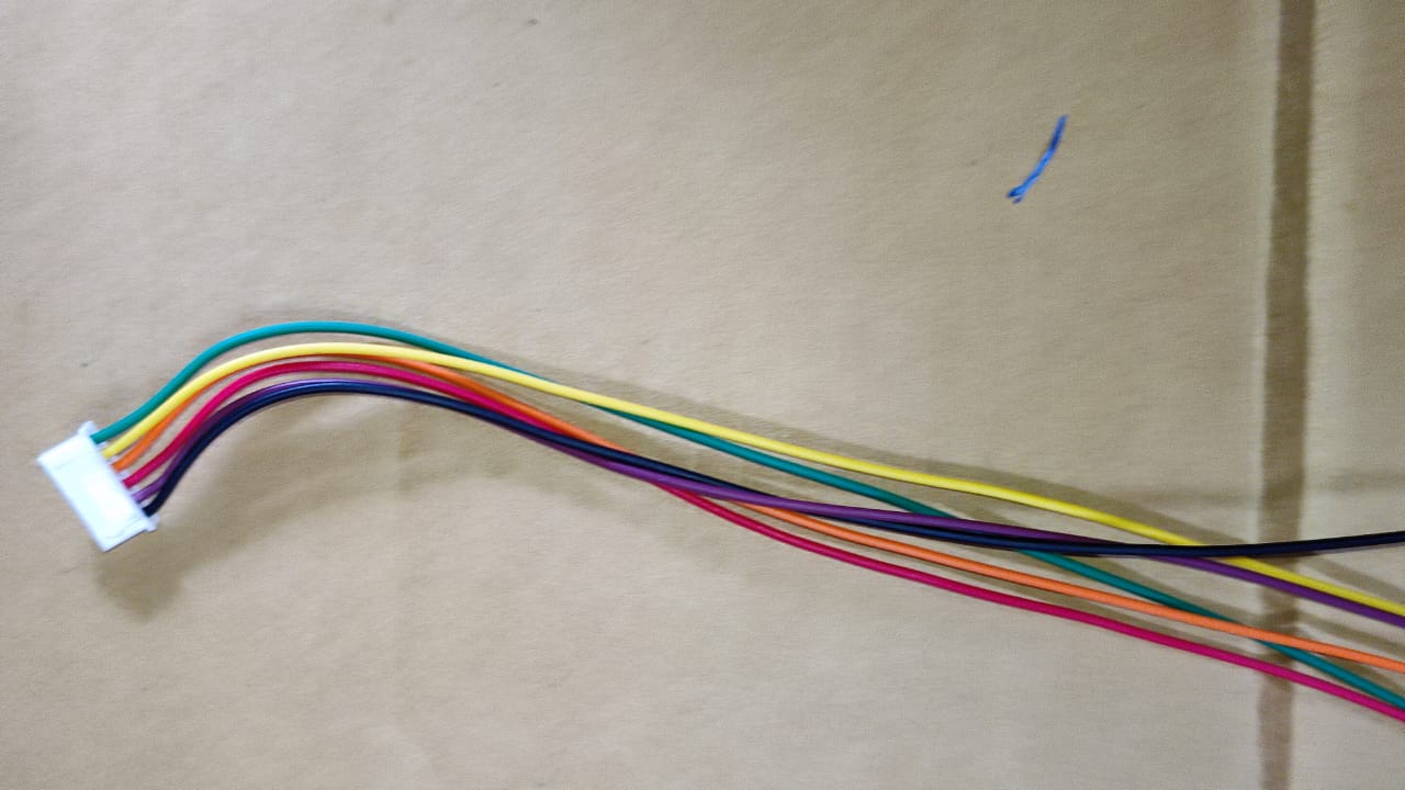 JST 6 Pin female with wire 2.54MM PITCH 2515 xh 7/38 300mm length ET8414