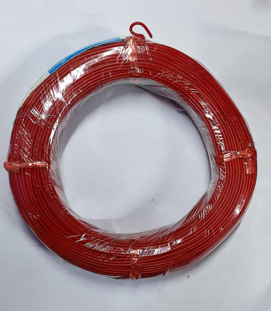 Red 1/23 92 meter Single Strand Wire GAUGE 23 ET7241