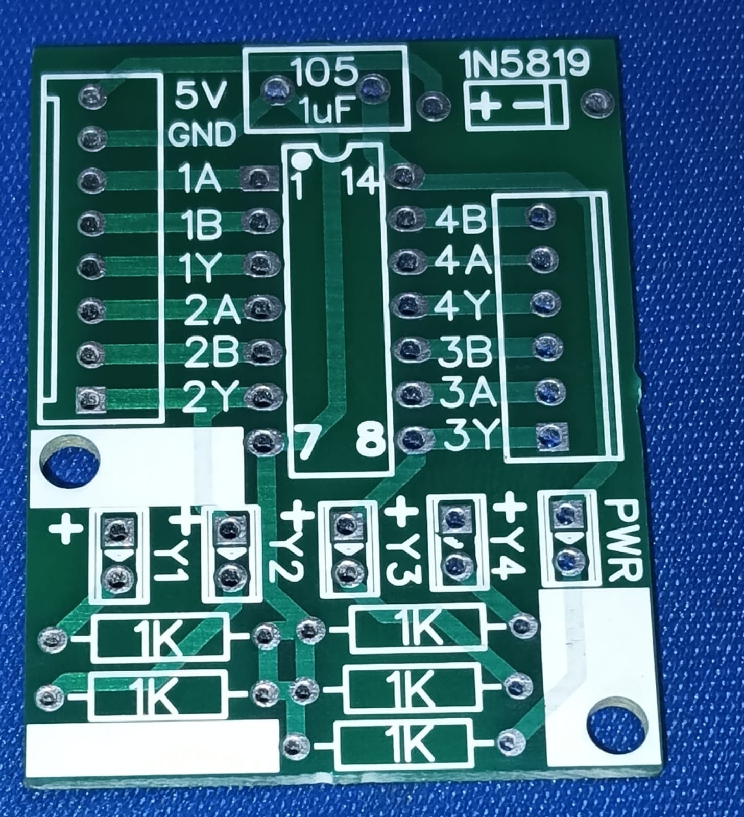 PCB FOR 74HC08 4 channel Analog Multiplexer Selector Module ETD11431 ...