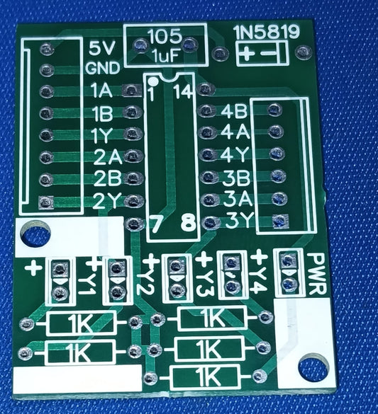 PCB FOR 74HC08 4 channel Analog Multiplexer Selector Module  ETD11431