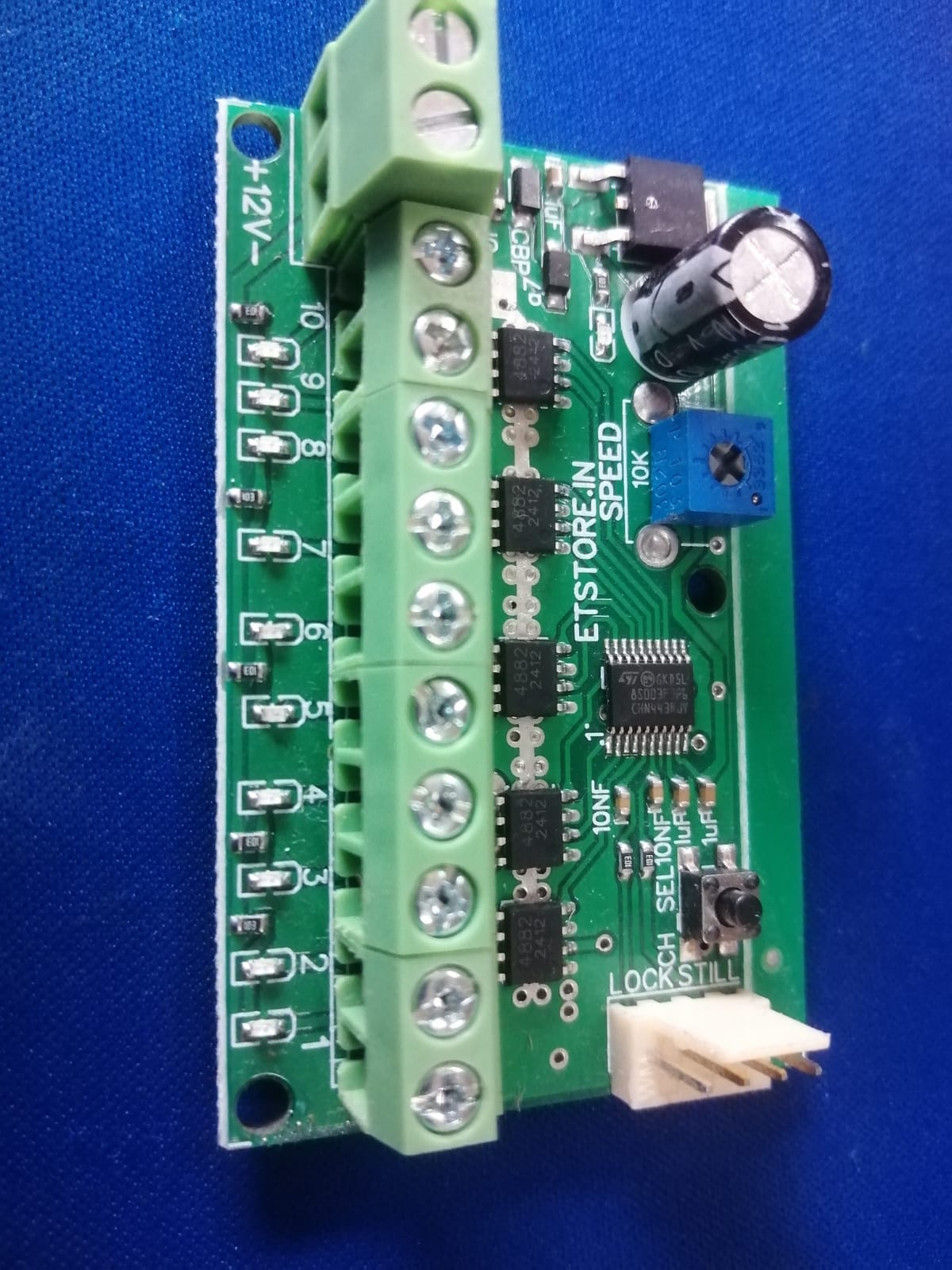 DC Design Chaser 10 / 8 / 6 / 4 Channel  with small speed controller 7-15V DC 8A ET11240