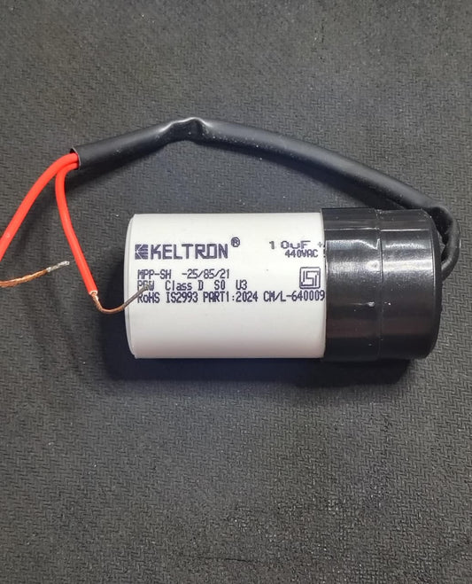 KELTRON 10UF MFD 440V METALLIZED POLYPROPYLENE SELF HEALING MOTOR RUN CAPACITORS MPP CAPACITOR ET10643