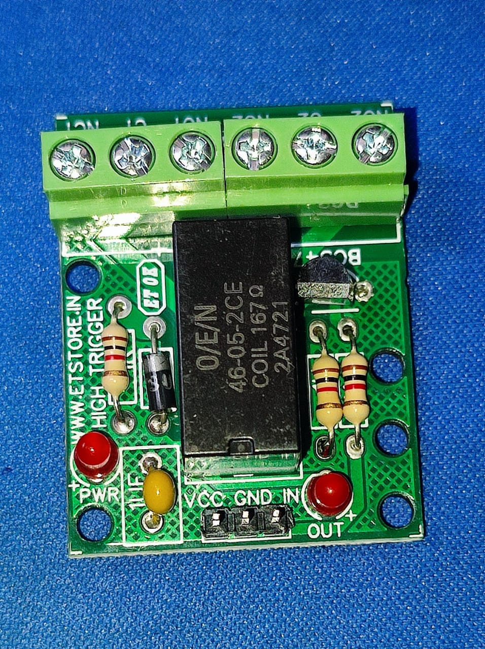 5V 2A DPDT OEN Relay Module HIGH TRIGGER ET5226