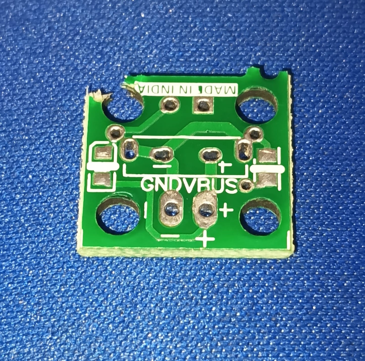 PCB For C Type USB to DIP Adapter Female breakout board module 2 pin vertical mount ETD11402
