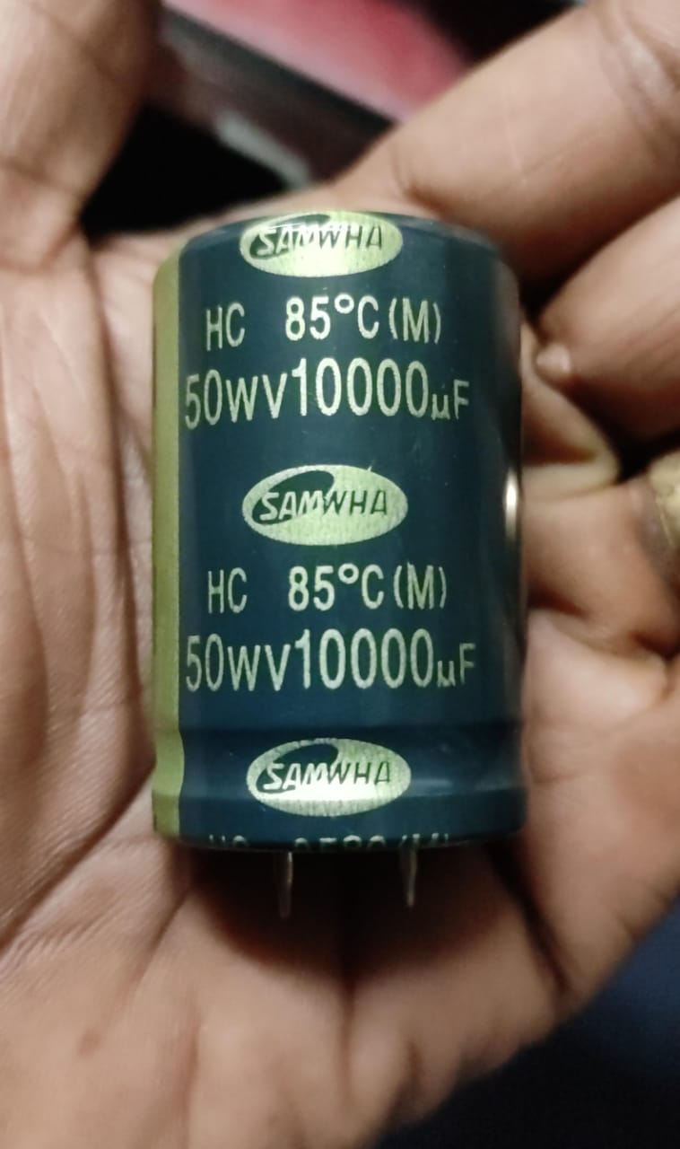10000uF 50V SAMWHA Can type Electrolytic Capacitor 85C Radial ET10661