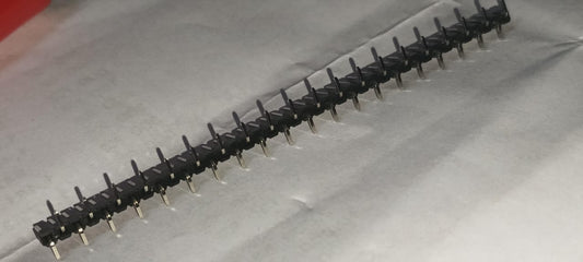 40 Pin 2mm Pitch SMD Male Header straight 1x40 BERGSTRIP Staggered Pins ETD11288