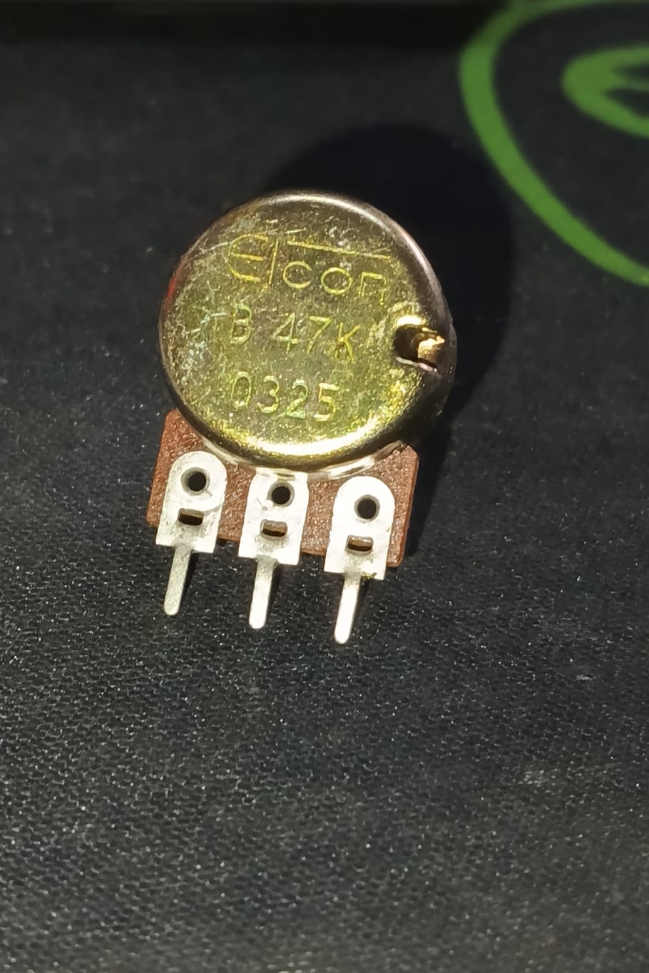 B 47K OHM  ELCON potentiometer Rotary POT WITH D SHAFT B47K ETH6840