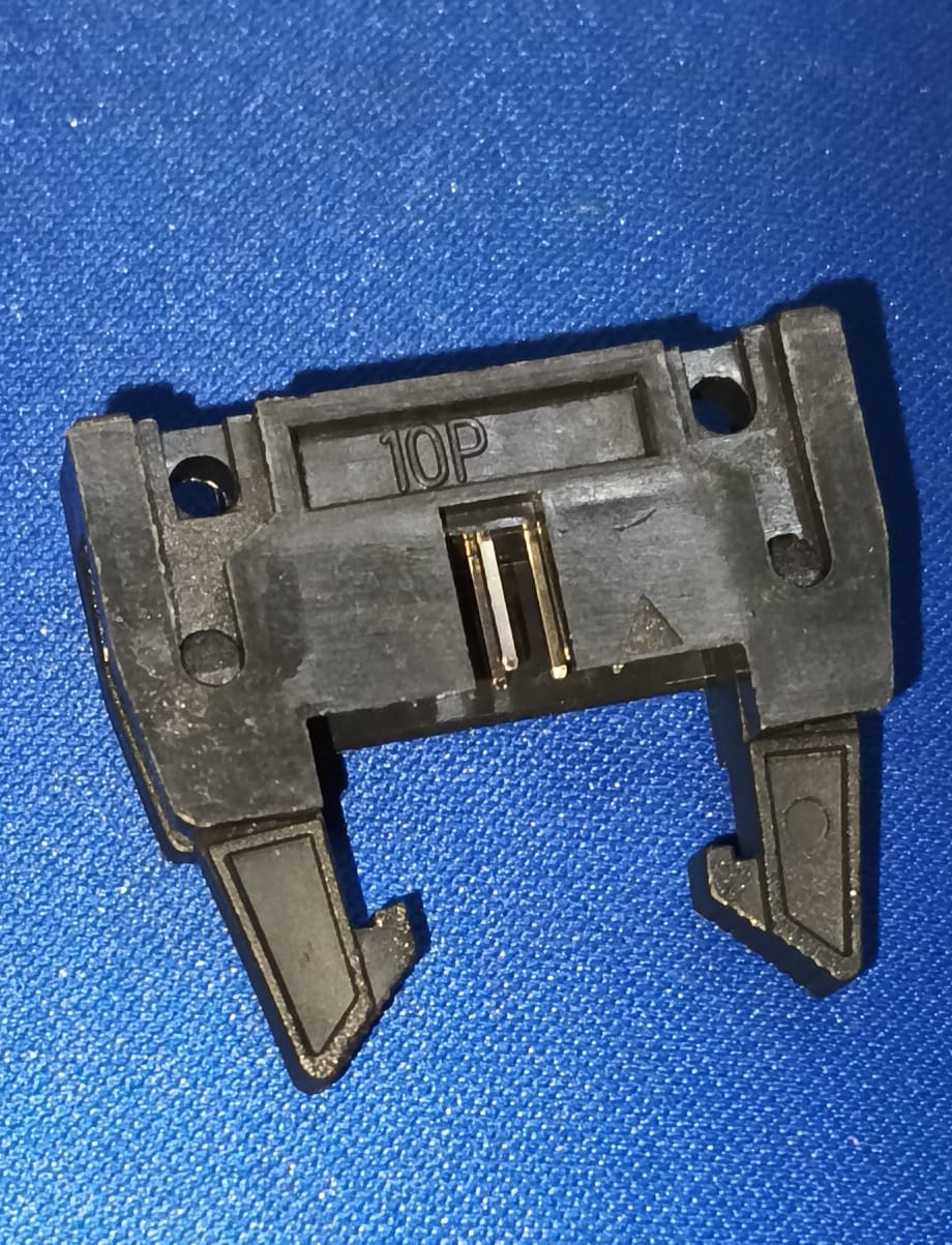 10 Pin FRC MALE BENT CONNECTOR WITH LOCK 2.54MM ET11401