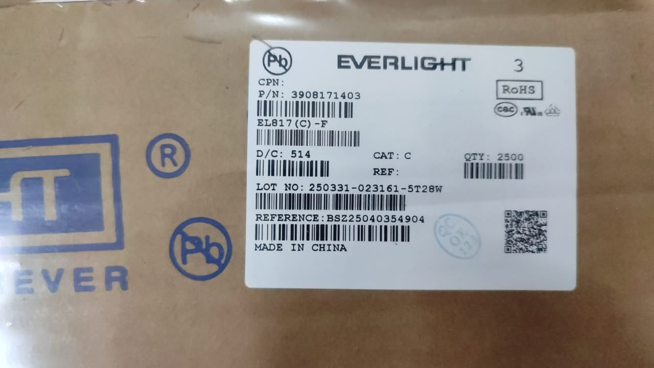 EL817(C)-F DIP4 opto coupler EVERLIGHT 817 (MOQ-100) ETA1236
